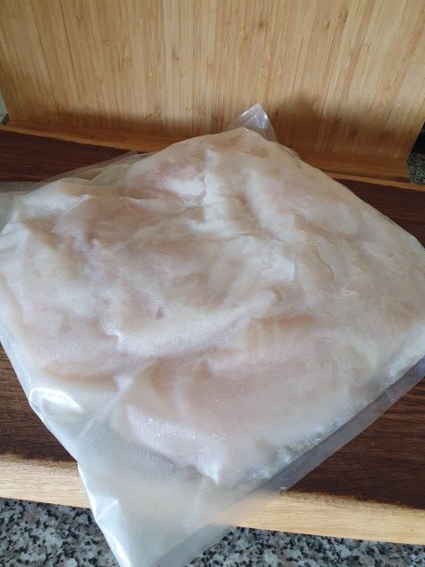 Rohes Welsfilet