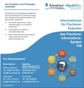 Vorder- und Rückseite des FIS-Flyers