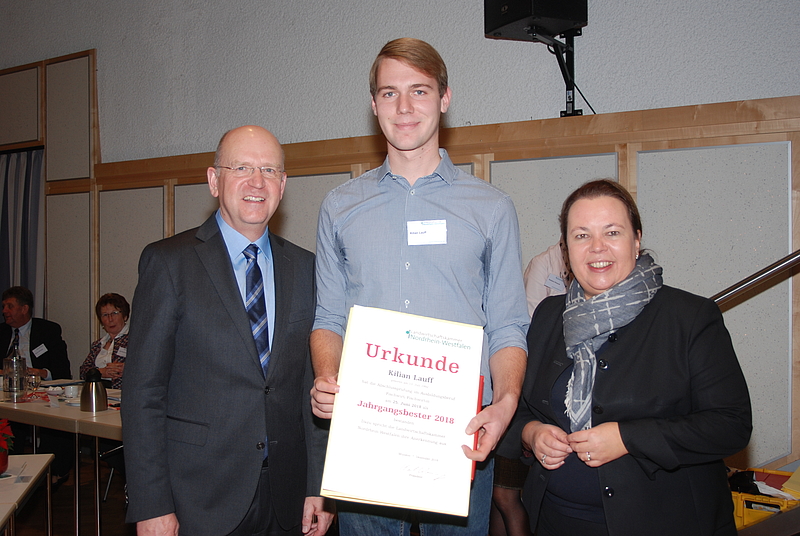 Killian Lauff Jahrgangsbester 2018