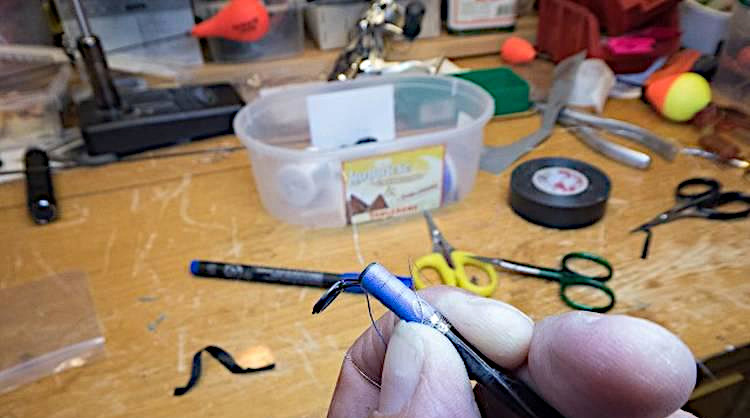 Rutenreparatur im Winter