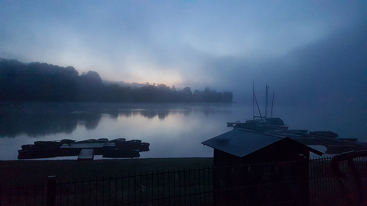 Sonnenaufgang am Listersee