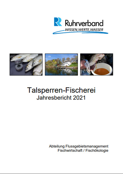 Titelseite des Jahresberichts der Talsperrenfischerei 2021