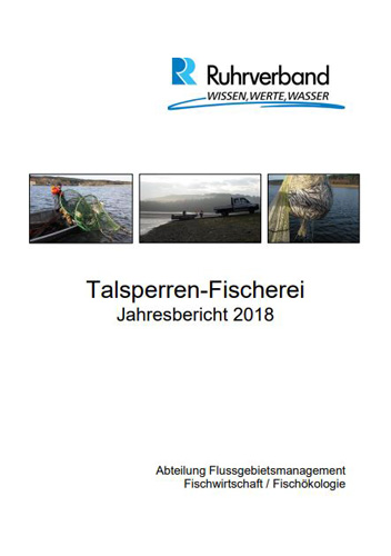 Titelseite des Jahresberichts der Talsperrenfischerei 2018