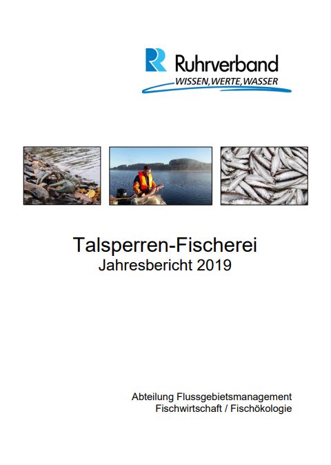 Titelseite des Jahresberichts der Talsperrenfischerei 2019