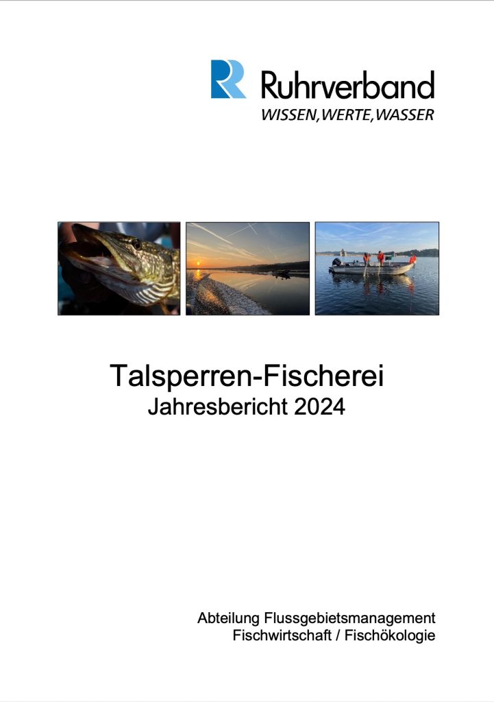 Titelseite des Jahresberichts der Talsperrenfischerei 2024